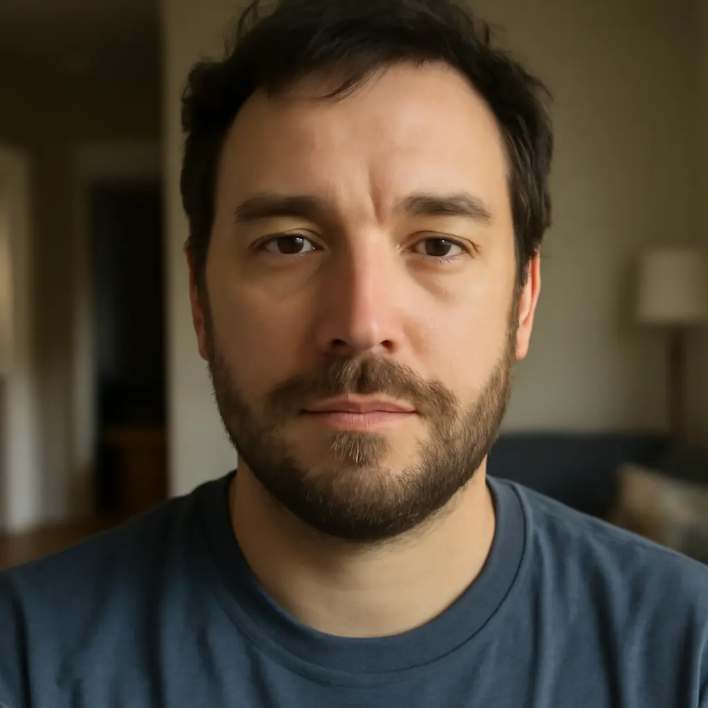 AI-generated fictional portrait